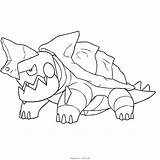 Drednaw Sword Shield Coloring Pokémon Pokemon Colorare Da Spada Scudo Disegni Nintendo Copyright Print sketch template