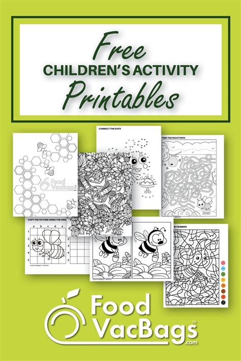 childrens activity printables  printable activities