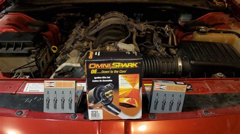 changing  spark plugs  wires    hemi youtube