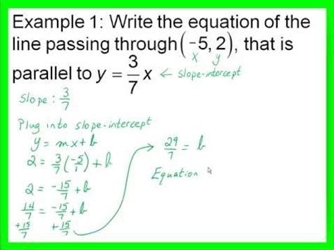 writing  equation    parallel    youtube