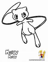 Coloring Pages Pokemon Mew Book sketch template