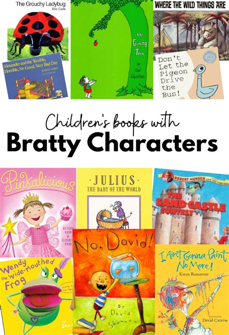 books  bratty characters  time  flash cards