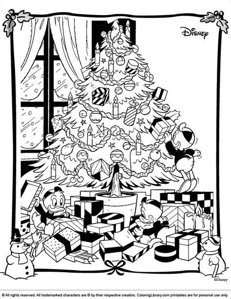 christmas disney coloring page disney coloring pages tree coloring