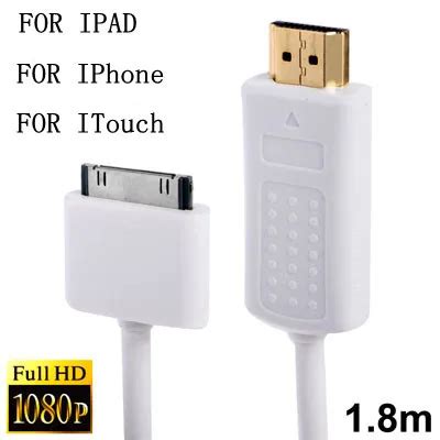 hdmi video cable adapter  apple  ipad ipad  ipad  iphone   gs itouch support