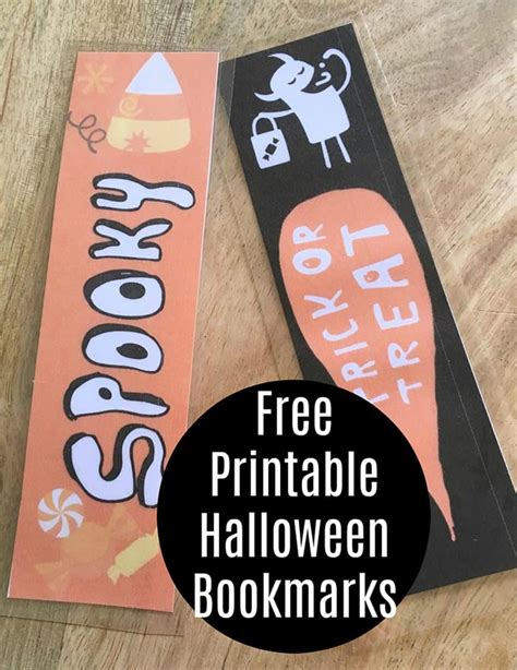 printable halloween bookmarks onion rings