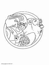 Wild Kratts Pages Coloring Colouring Printable Cartoons Print sketch template