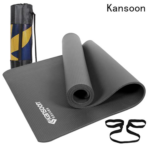 kansoon mm wide yoga mat natural rubber travel folding soft fitness mats pilates exercise