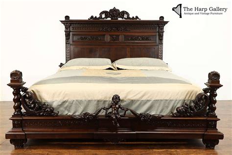 converting  antique bed   modern queen  king size harp gallery