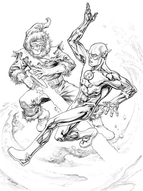 flash coloring pages dc clip art library