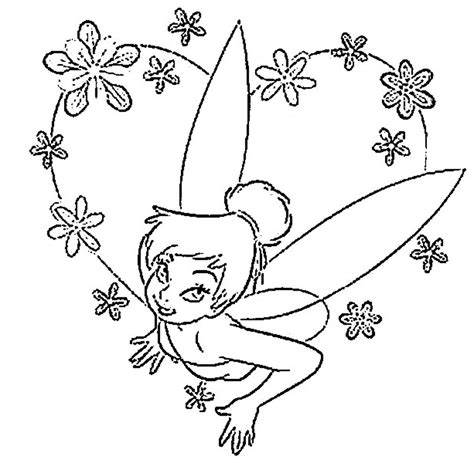 tinkerbell halloween coloring pages coloring home