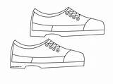 Chaussure Coloring Schuhe Ausmalbild Kostenlos Cat Malvorlagen sketch template
