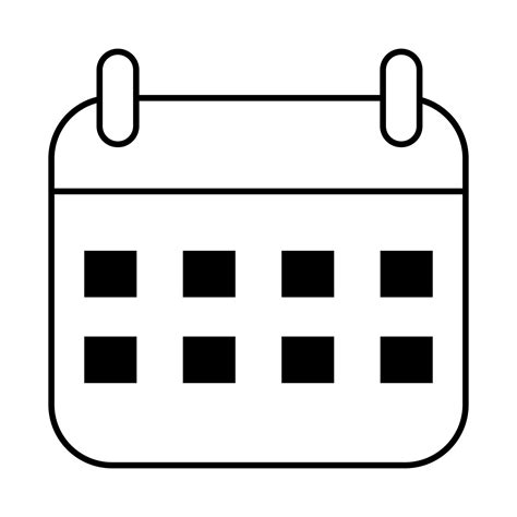 calendar reminder date isolated icon  vector art  vecteezy