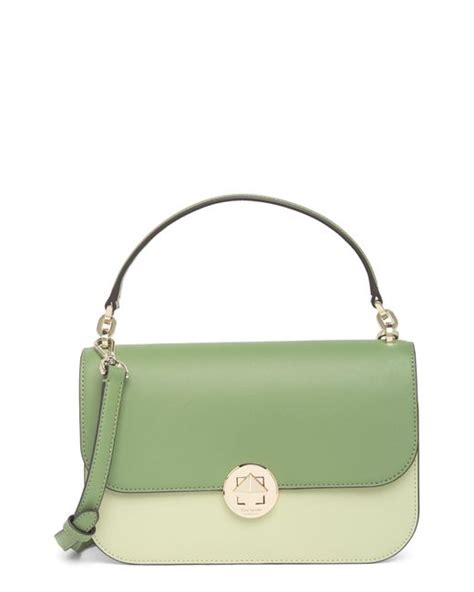 Kate Spade Audrey Leather Crossbody Bag In Green Lyst