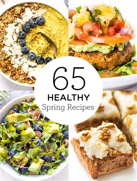healthy spring recipes    nourished  season