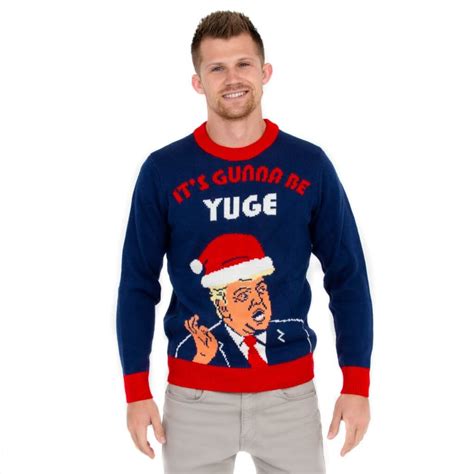 donald trump  gunna  yuge christmas sweater