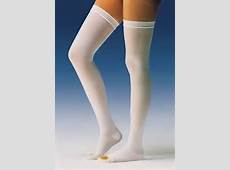 Jobst Anti Embolism Ted Hose Thigh High Stocking Elastic White Open