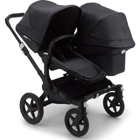 bugaboo donkey  duo mineral collection pram washed black    watts