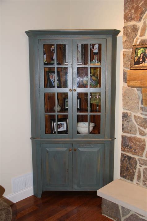 standard  double door corner cabinet furniture   barn