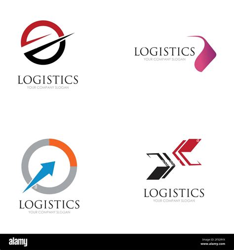 vector logo template  logistics  delivery company stock vector