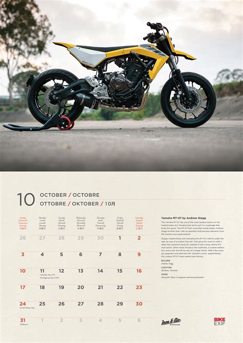 Bike Exif Custom Motorcycles Calendar 2021 Octane Press