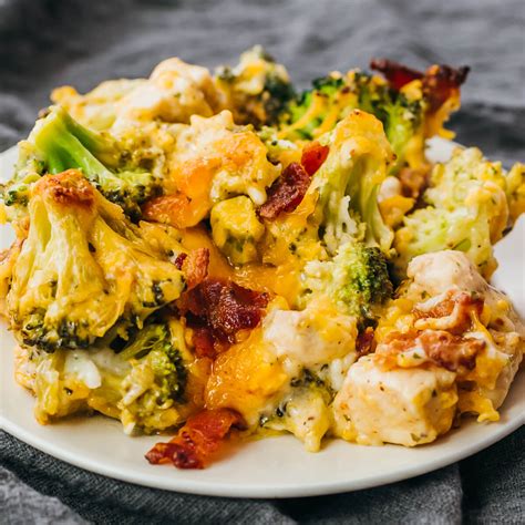 chicken bacon ranch casserole savory tooth