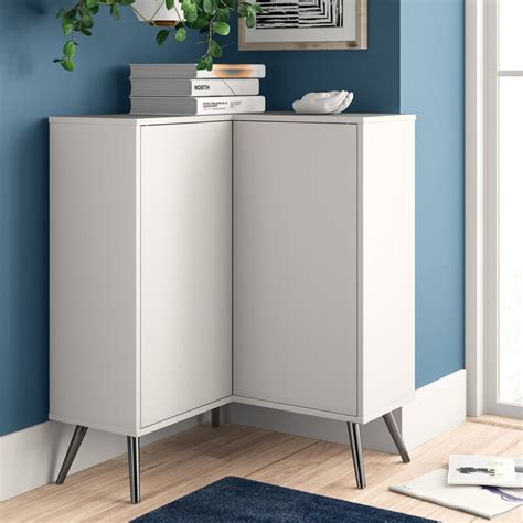 Zipcode Design Raynham 2 Door Corner Accent Cabinet