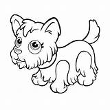 Yorkie Terrier Kleurplaat Yorki Coloring4free Kolorowanki Poo Dzieci Ausmalbild Bestcoloringpagesforkids sketch template
