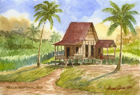 gambar mewarna rumah kartun gambar keren