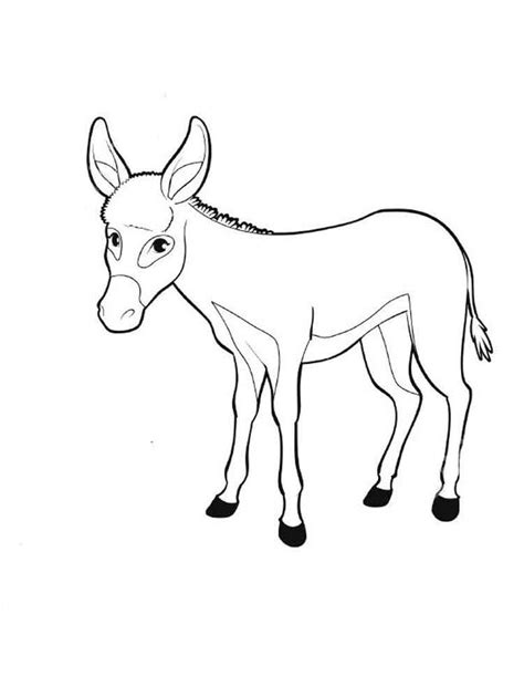 donkey coloring pages   print donkey coloring pages