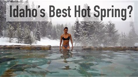 Best Hot Spring In Idaho Gold Fork Hot Springs Youtube