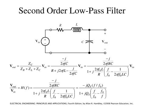 lecture  high pass filters   order filters active filters resonances powerpoint