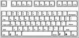Shortcuts Shortcut Keypad Teks Typing Functions Yang Besar Bersaiz Angka sketch template