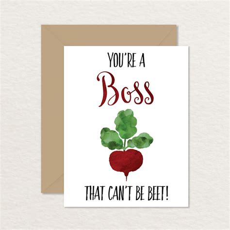 funny card  boss printable boss card boss appreciation youre