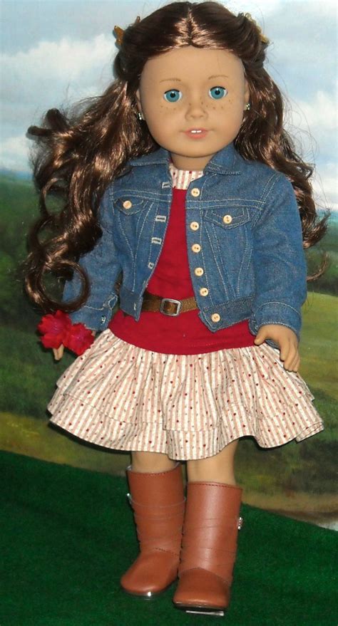 american girl dolls sold outfit for girls like saige 85 00 via etsy