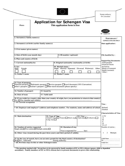 Fill Schengen Visa Application Online Make Pdf Form Fillable Fill Out