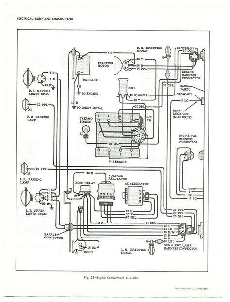 chevy truck wiring diagram large trucks   similar  pick  truck wiring projects