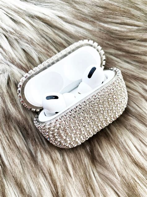 bling  glitter diamond airpods case airpods  case airpod etsy