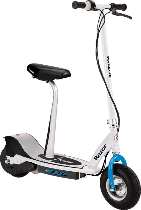 Razor E300s Seated Electric Scooter White For Ages 13 And Up To 220