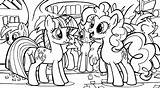 Coloring Pages Pie Pinkie Rainbow Dash Girls Equestria Pony Little Printable Mlp Pinki Pay Color Sheets Print Getcolorings Twilight Getdrawings sketch template