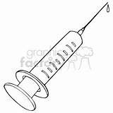 Syringe Hypodermic Dripping Clipground Webstockreview Graphicsfactory sketch template