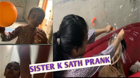 Sister Ke Sath Prank Wrong😟 Mobile Tootne Lga Tha Challenge With