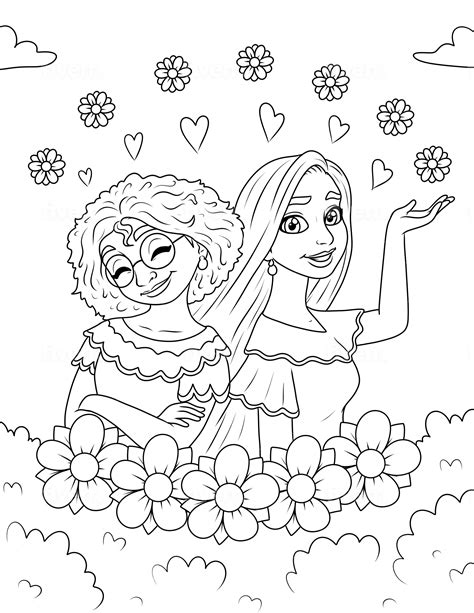 coloring pages encanto printable
