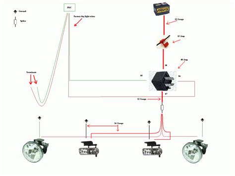 fog light wiring diagram  relay bestn