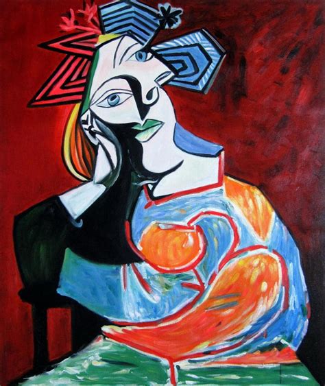 inches rep pablo picasso stretched oil painting canvas art wall