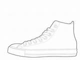 Shoe Outline Template High Converse Shoes Clipart Printable Heel Top Sneakers Outlines Sneaker Clip Cliparts Library Own Pluspng Girls Red sketch template