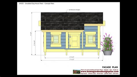 dh dog house plans dog house design insulated dog house youtube