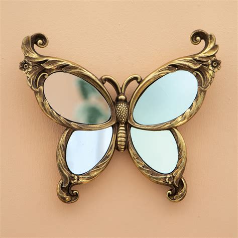 mirrored butterfly wall decor bits  pieces