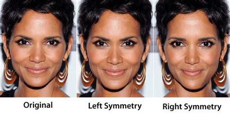 face symmetry of celebrities