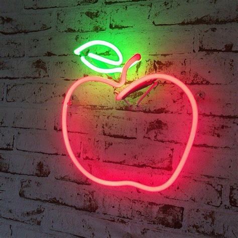 created  krommedijk reclame signing neonlights neon neonsign neonlove apple instalike