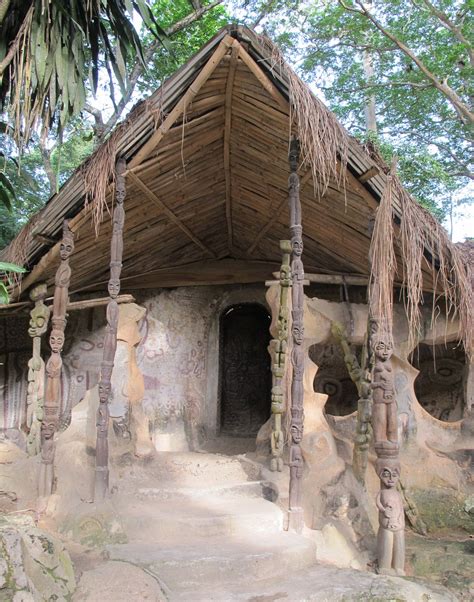 ojubo osun susanne wenger sacred grove  osogbo african architecture sacred groves orisha